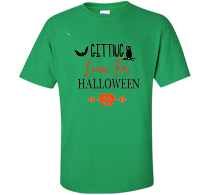 Getting Lean for Halloween Tshirt Halloween Workout Wear Tee shirt Irish Green