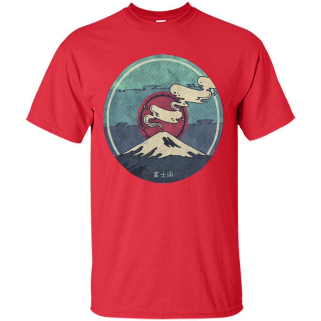 Mount Fuji T-shirt Red