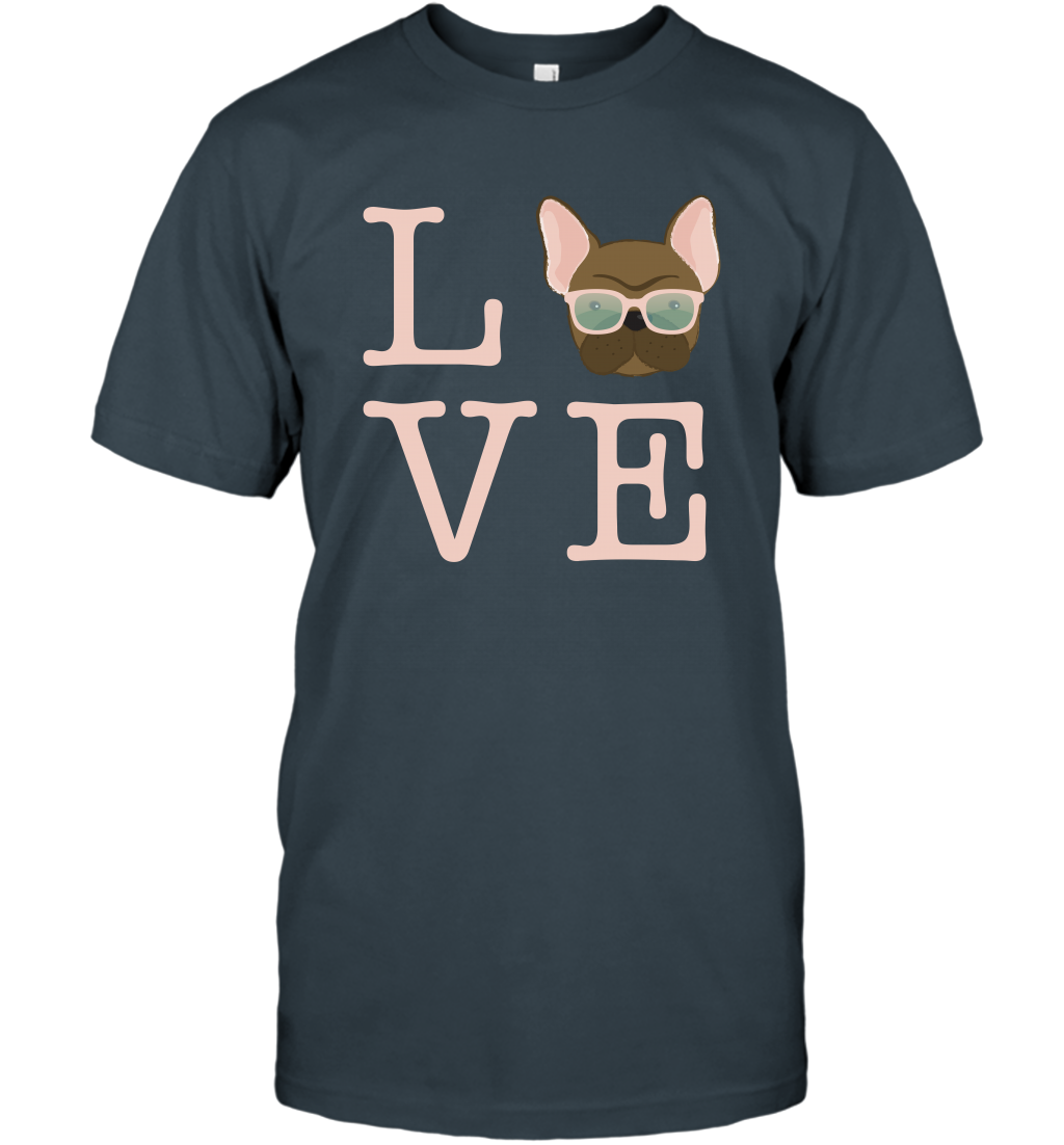 Love Dog Shirt T-Shirt T-Shirt Charcoal
