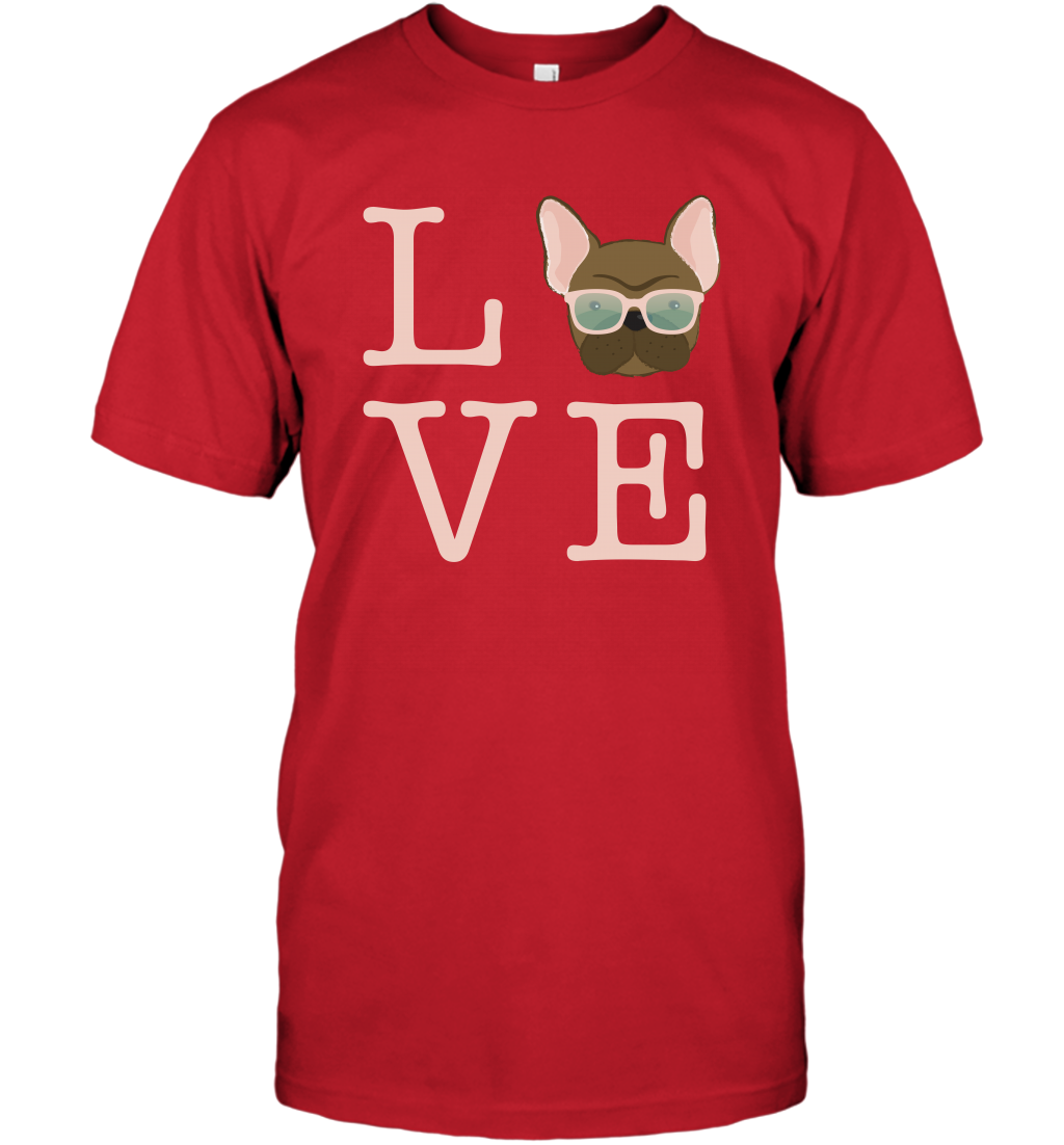 Love Dog Shirt T-Shirt T-Shirt Red
