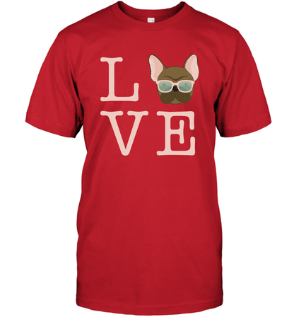Love Dog Shirt T-Shirt T-Shirt Red