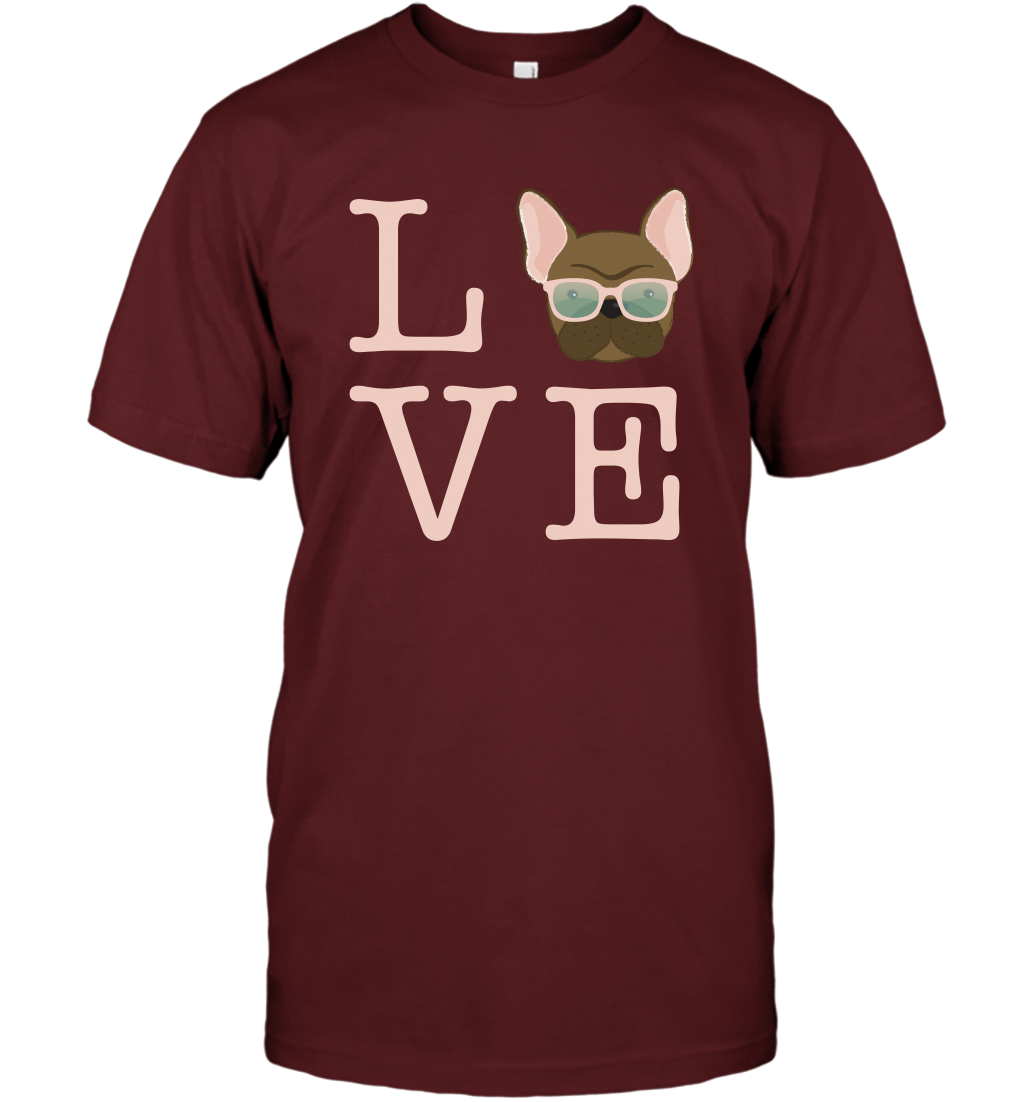 Love Dog Shirt T-Shirt T-Shirt Cardinal