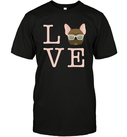 Love Dog Shirt T-Shirt T-Shirt Black