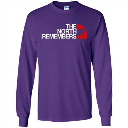 GoT T-shir The North Remembers T-shirt Purple