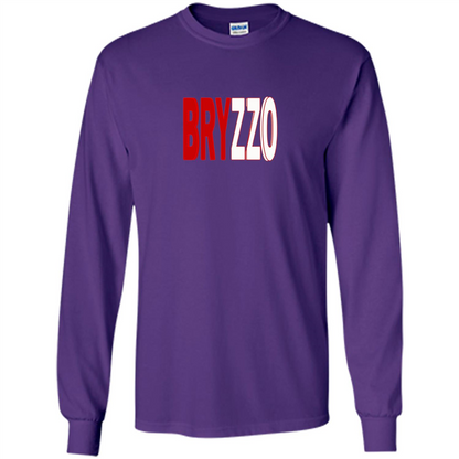 Bryzzo Bryant and Rizzo Funny Baseball T-shirt Purple