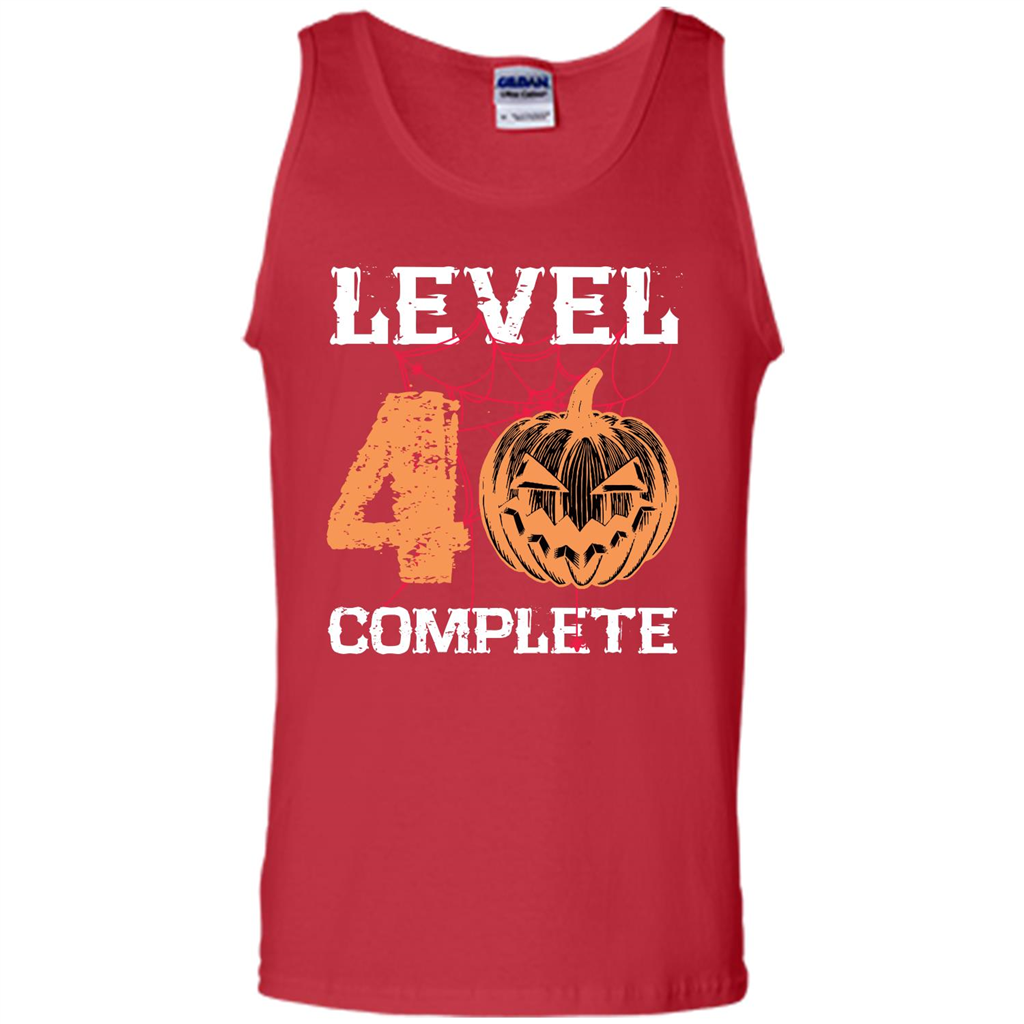 Halloween T-shirt Level 40 Complete Red