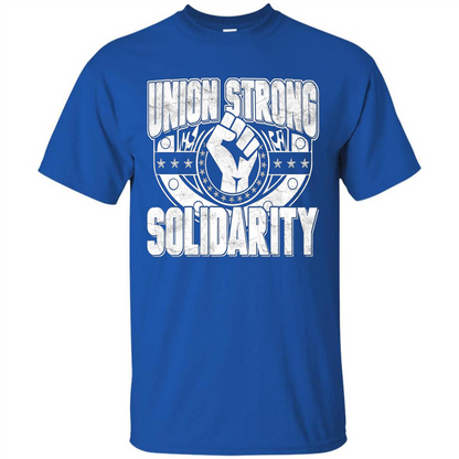 Union Strong Solidarity T-shirt Royal