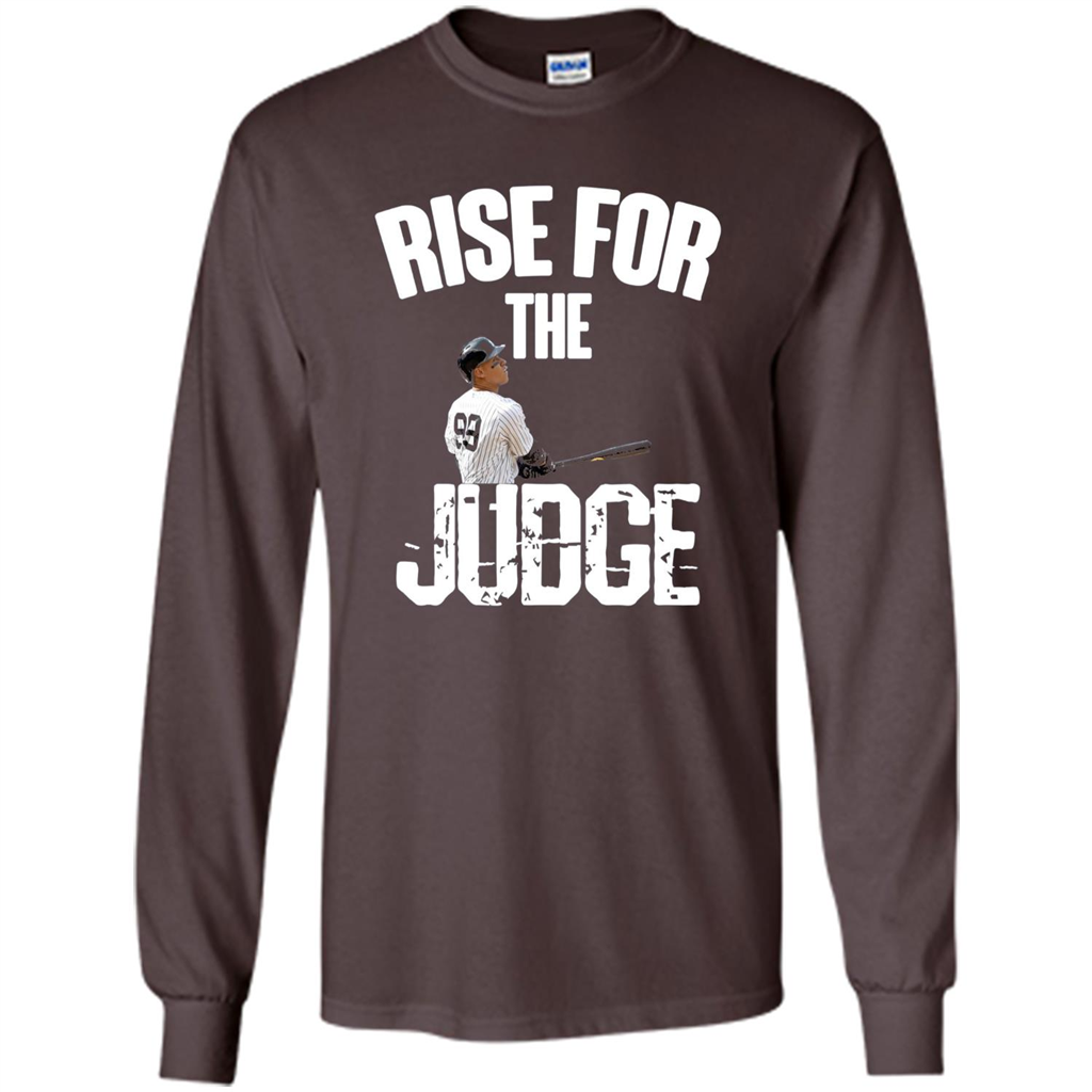 All Rise For The Judge Shirt 99 Baseball T-shirt Dark Chocolate