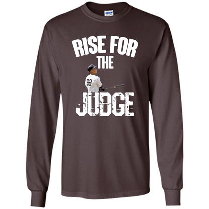 All Rise For The Judge Shirt 99 Baseball T-shirt Dark Chocolate