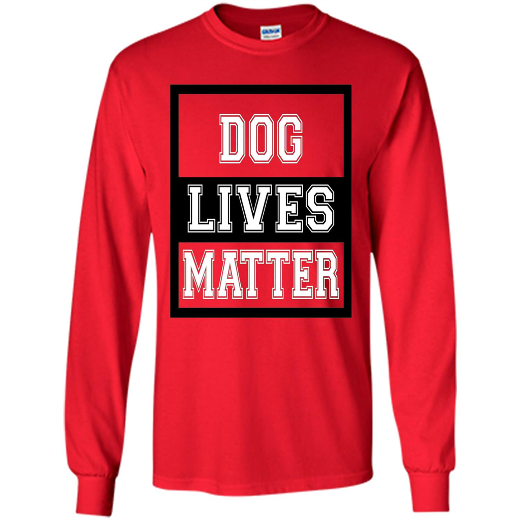 Dog Lives Matter Animal Rights Protest T-shirt Red