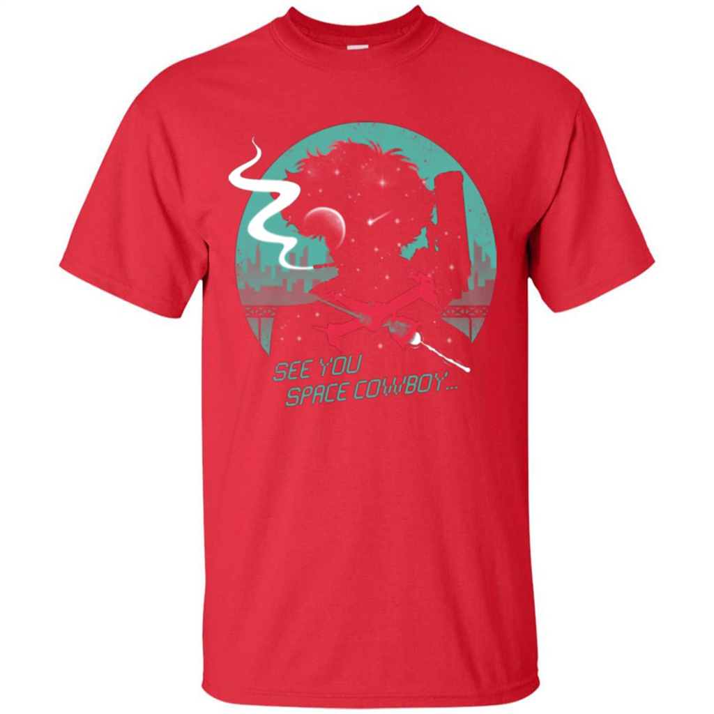 Space Cowboy T-shirt See You Space Cowboy Red