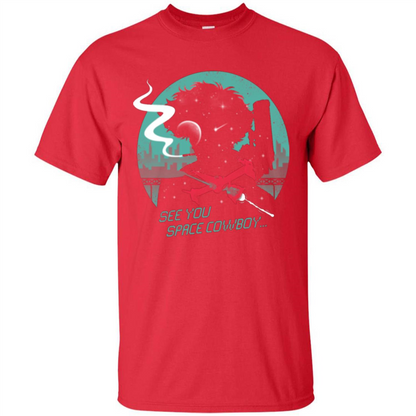 Space Cowboy T-shirt See You Space Cowboy Red