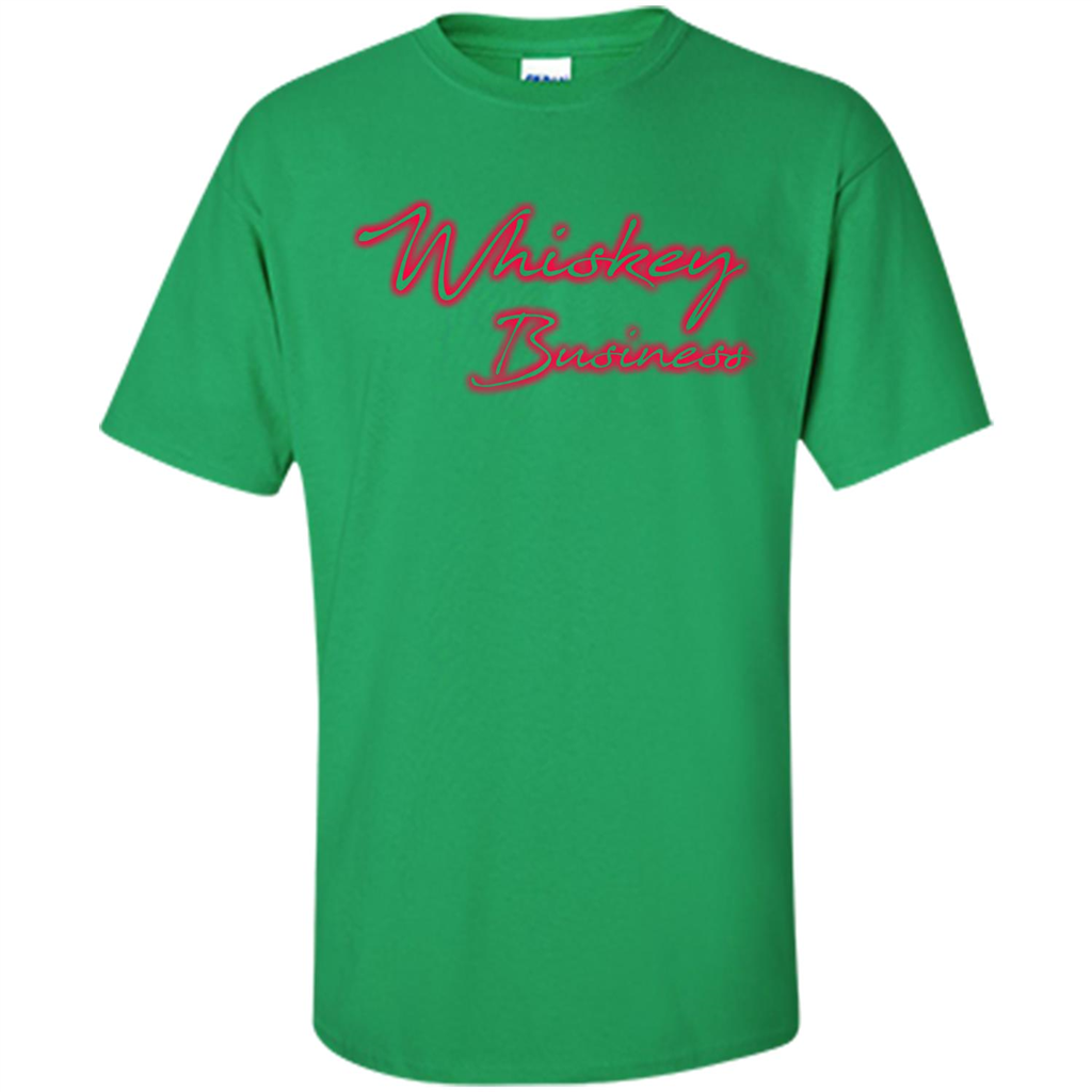 Whiskey Lover T-shirt Whiskey Business Irish Green