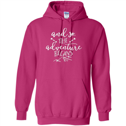 And So the Adventure Begins T-shirt Heliconia