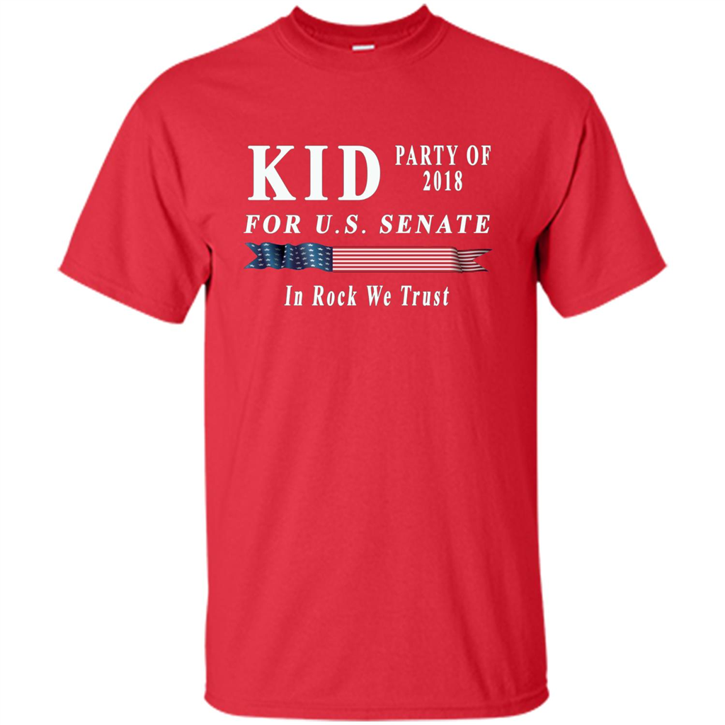 Kid For US Senate 2018 Election Shirt In Rock We Trust T-shirt Red