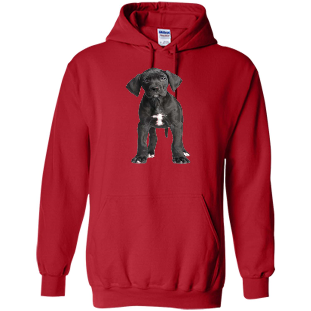 Great Dane Puppy T-shirt Red