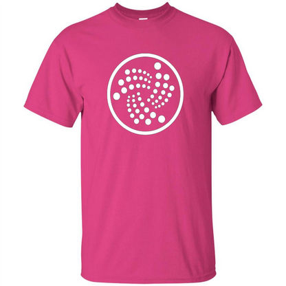 Iota T-Shirt - MIOTA Cryptocurrency Blockchain Token T-shirt Heliconia