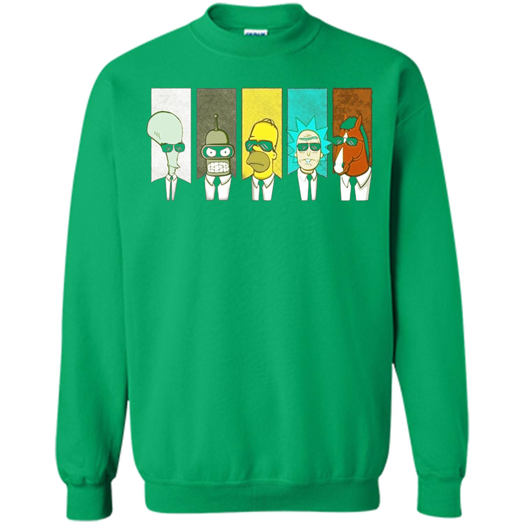 Form Into Rick And Go To The Morty T-shirt Irish Green