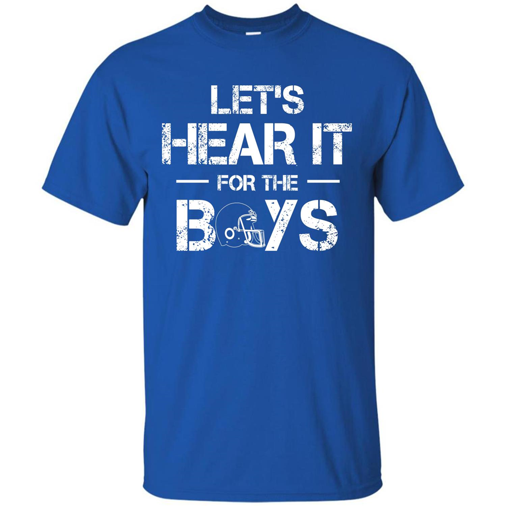 Football T-shirt Let's Hear It For The Boys Royal