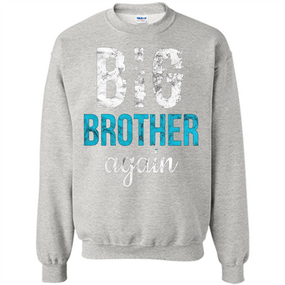 Big Brother Again Distressed T-shirt Ash