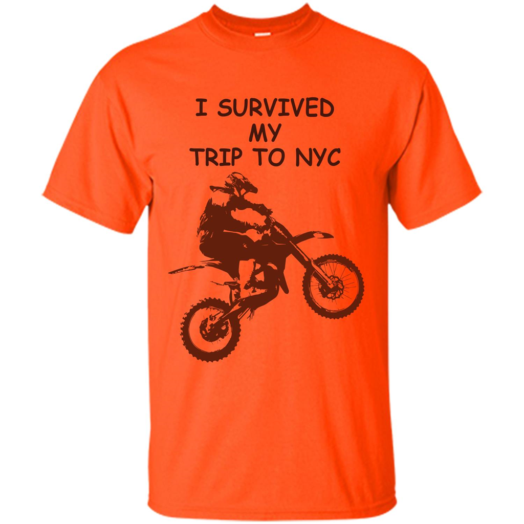 I Survived My Trip To NYC T-shirt Orange