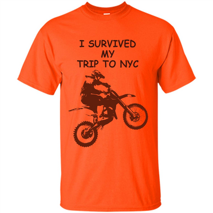 I Survived My Trip To NYC T-shirt Orange
