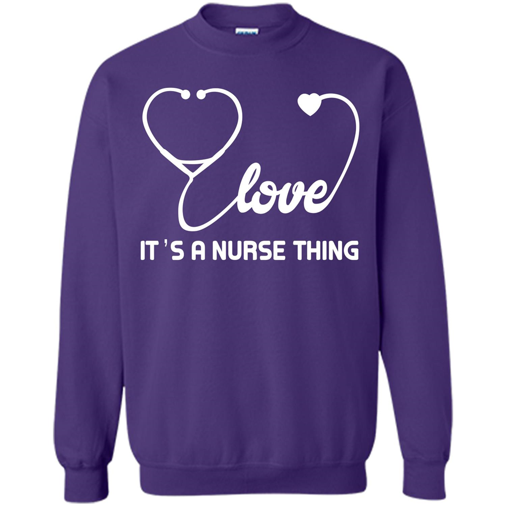 Nurse T-shirt It_Ñés A Nurse Thing Purple