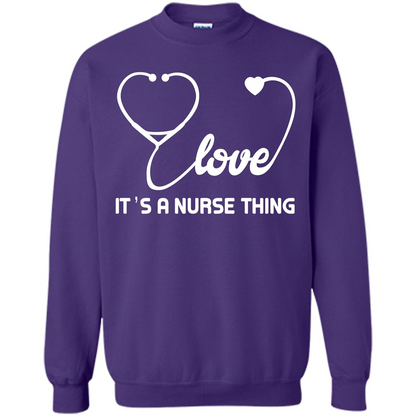 Nurse T-shirt It_Ñés A Nurse Thing Purple
