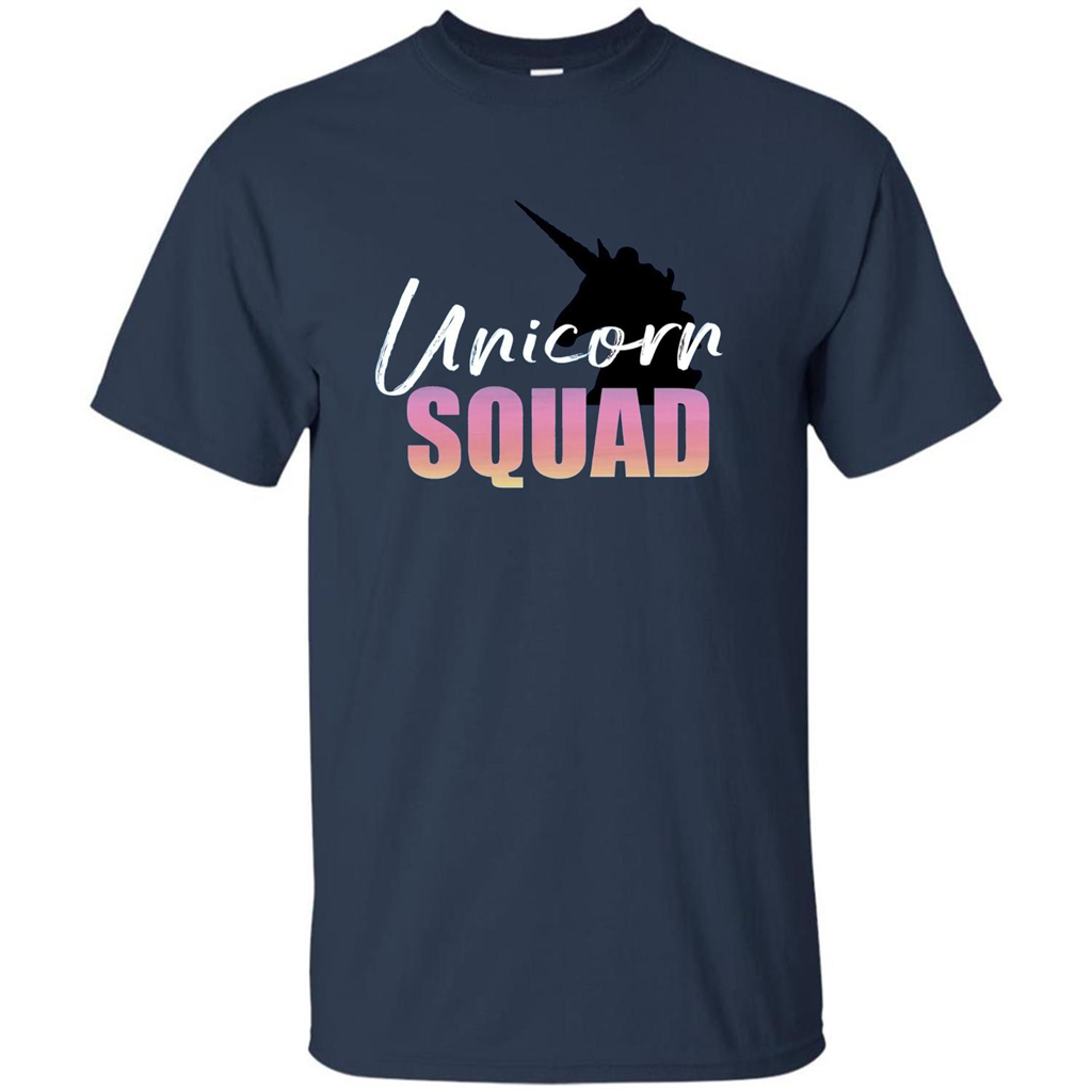 Unicorn Squad Rainbow Unicorns T-Shirt Navy