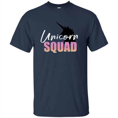 Unicorn Squad Rainbow Unicorns T-Shirt Navy