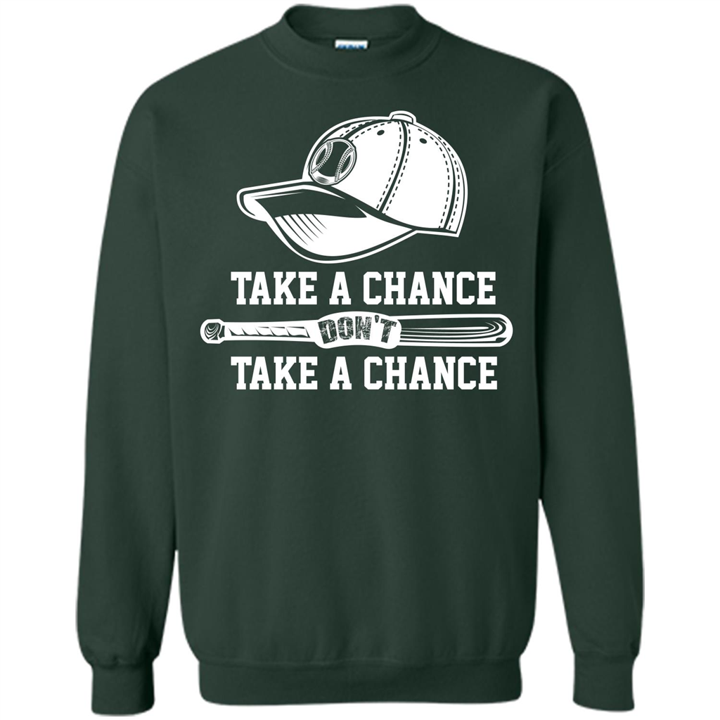 Football T-shirt Take A Chance Don't Take A Chance Forest Green