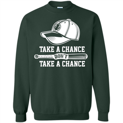Football T-shirt Take A Chance Don't Take A Chance Forest Green