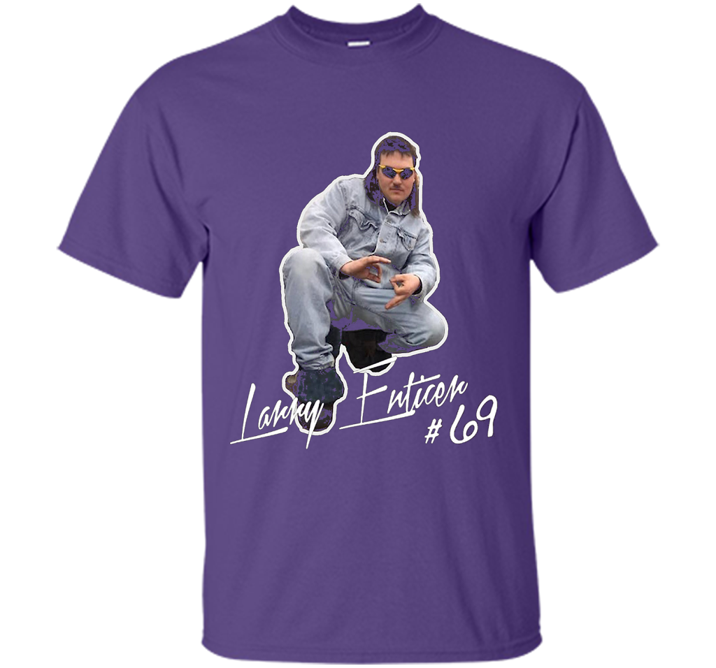 Larry Enticer T-shirt Just Gonna Send It T-shirt Purple