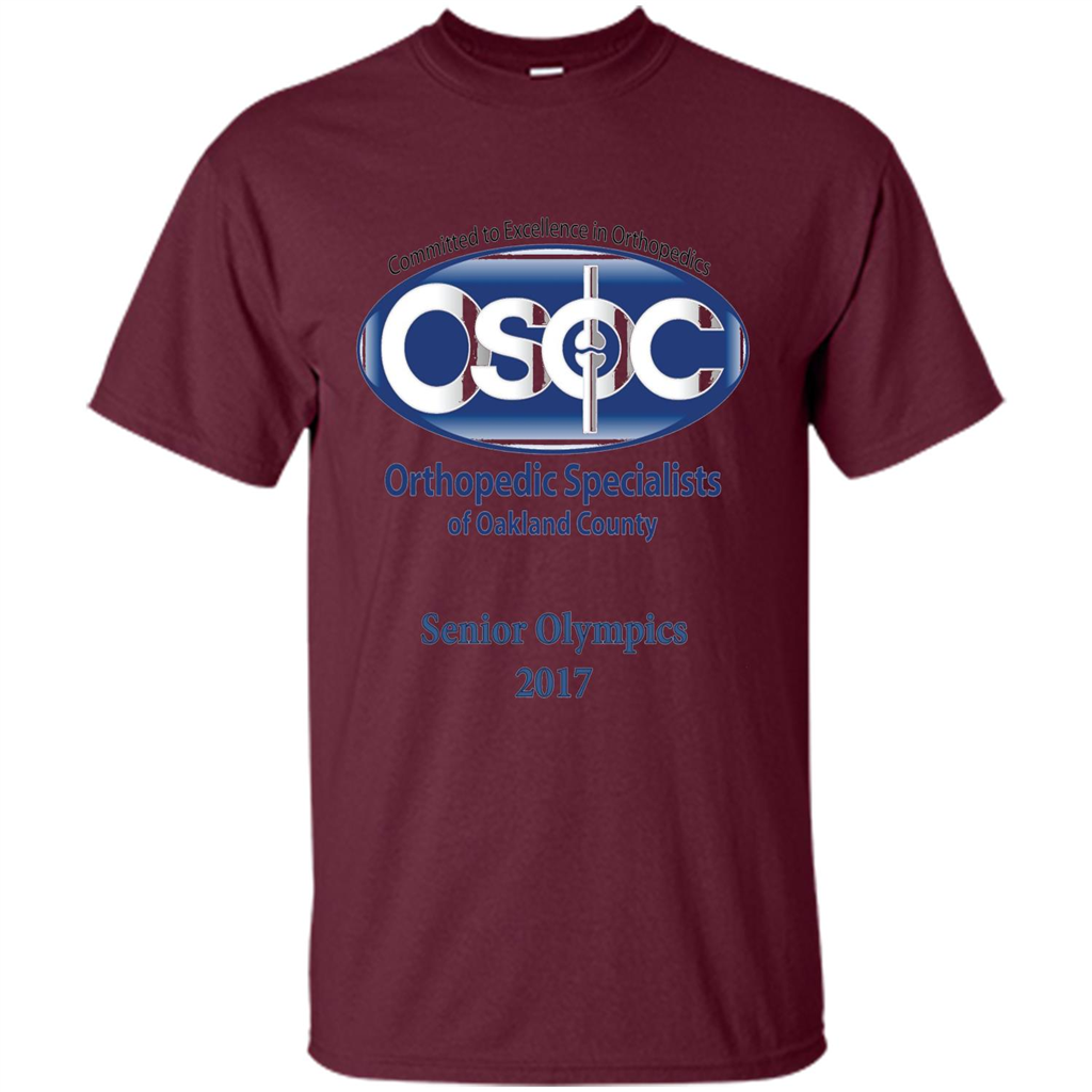 OSOC 9 Senior Olympics 2017 T-shirt Maroon