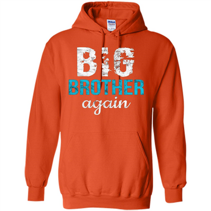 Big Brother Again Distressed T-shirt Orange