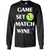 Tennis T-shirt Game Set Match Wine T-shirt