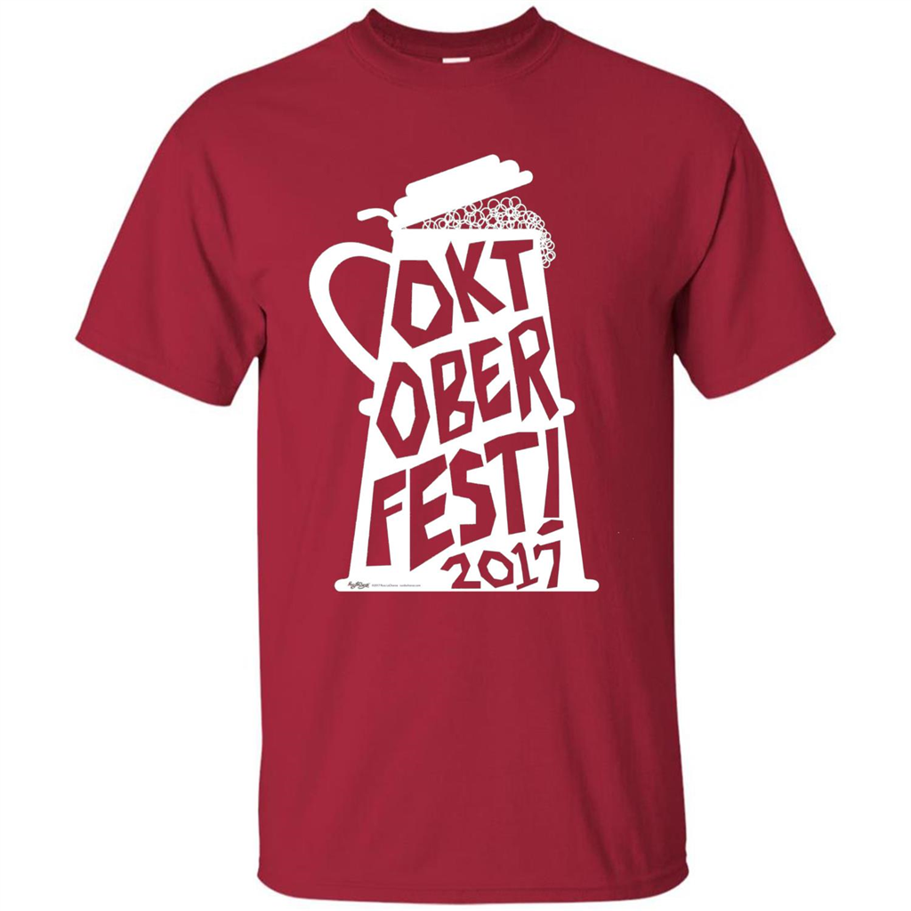 Oktoberfest 2017 Drinking Festival T-shirt Cardinal