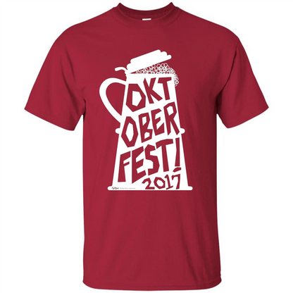 Oktoberfest 2017 Drinking Festival T-shirt Cardinal