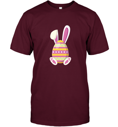 Easter Day Egg Rabbit Shirt T-Shirt Maroon
