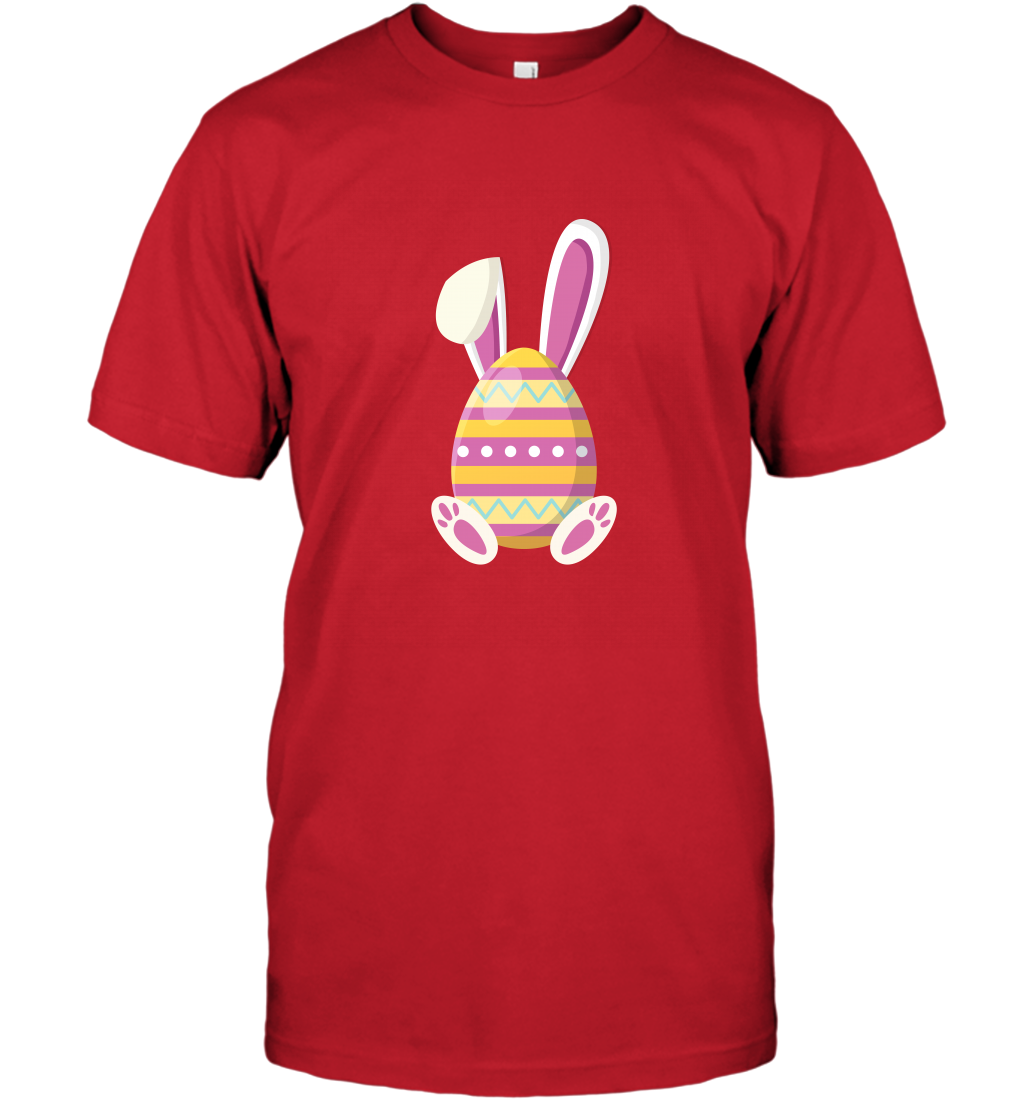 Easter Day Egg Rabbit Shirt T-Shirt Red