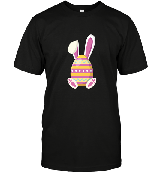 Easter Day Egg Rabbit Shirt T-Shirt Black