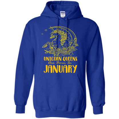January Unicorn T-shirt Unicorn Queens Are Born In January Royal