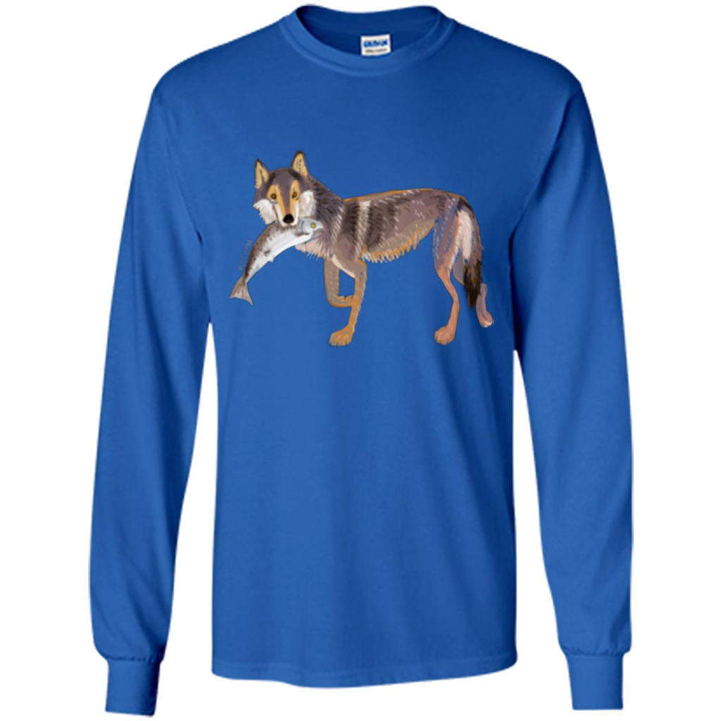 Sea Wolf T-shirt Fish and Wolf Royal