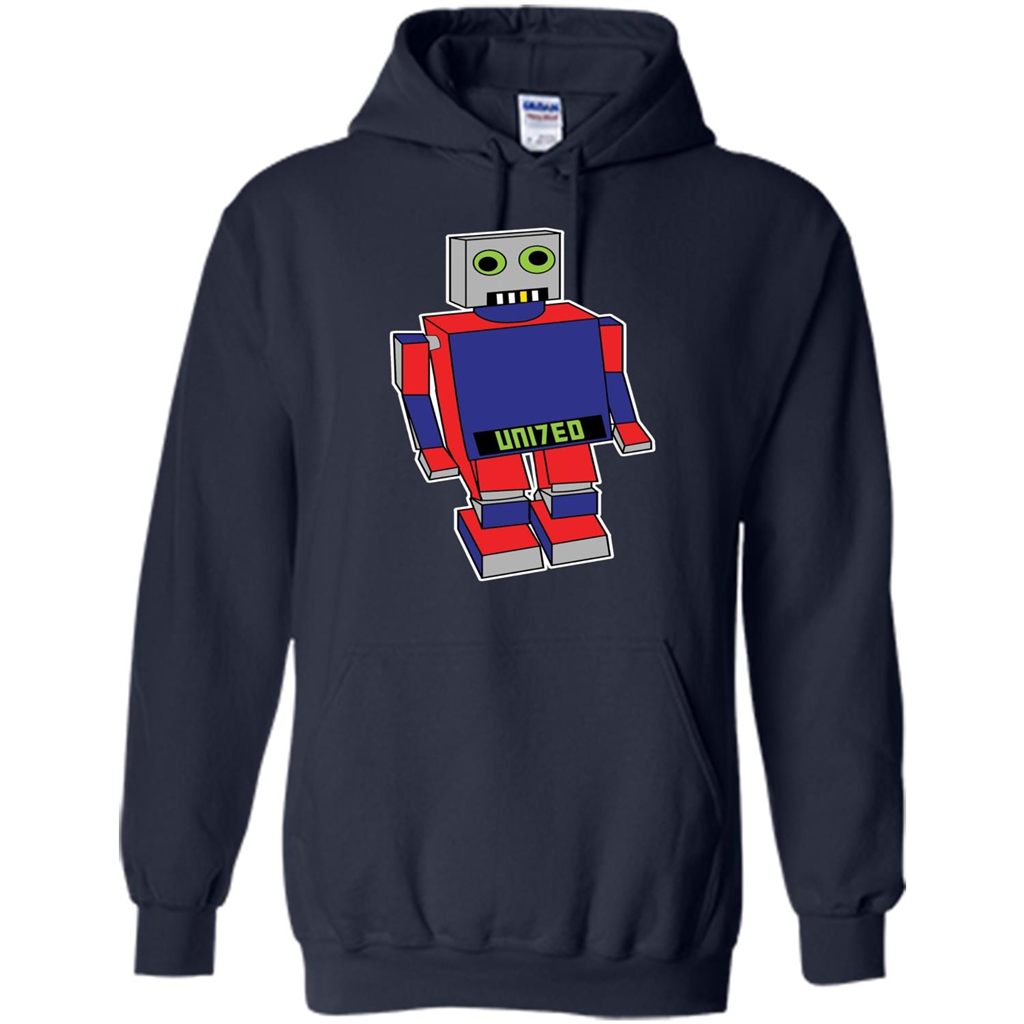 Robot T-shirt Gift for Kids Navy