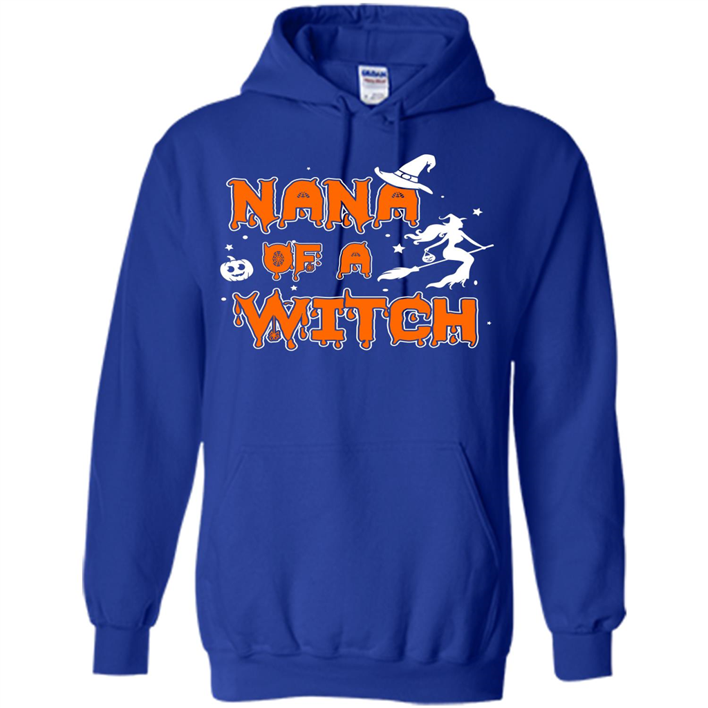 Halloween T-shirt Nana Of A Witch Royal