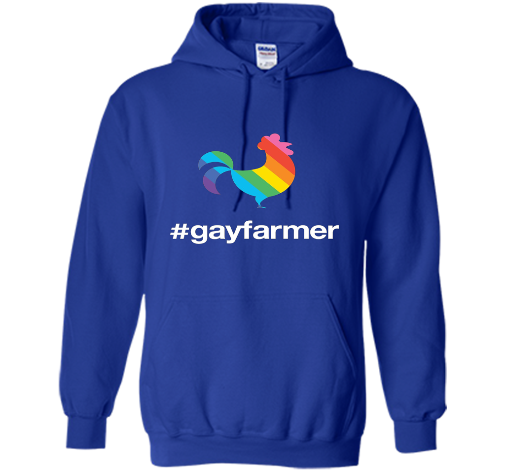 Hashtag Gay Farmer Pride Chicken T-Shirt t-shirt Royal