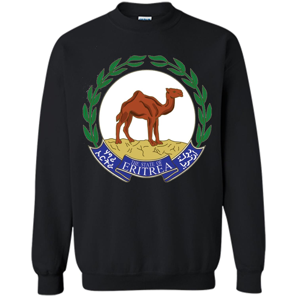 Eritrea Emblem T-shirt National Heritage Pride Black