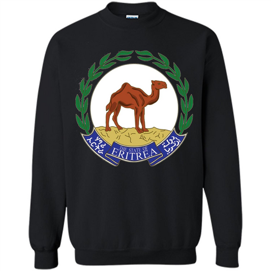 Eritrea Emblem T-shirt National Heritage Pride Black