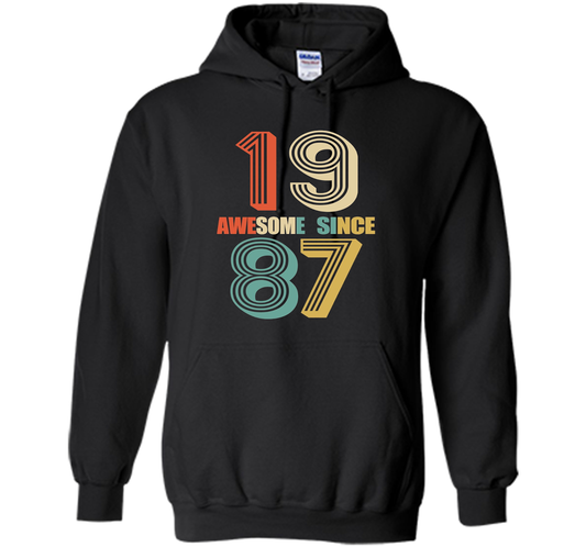 Awesome Since 1987 T-shirt 30 yrs old Bday 30th Birthday Tee T-shirt Royal