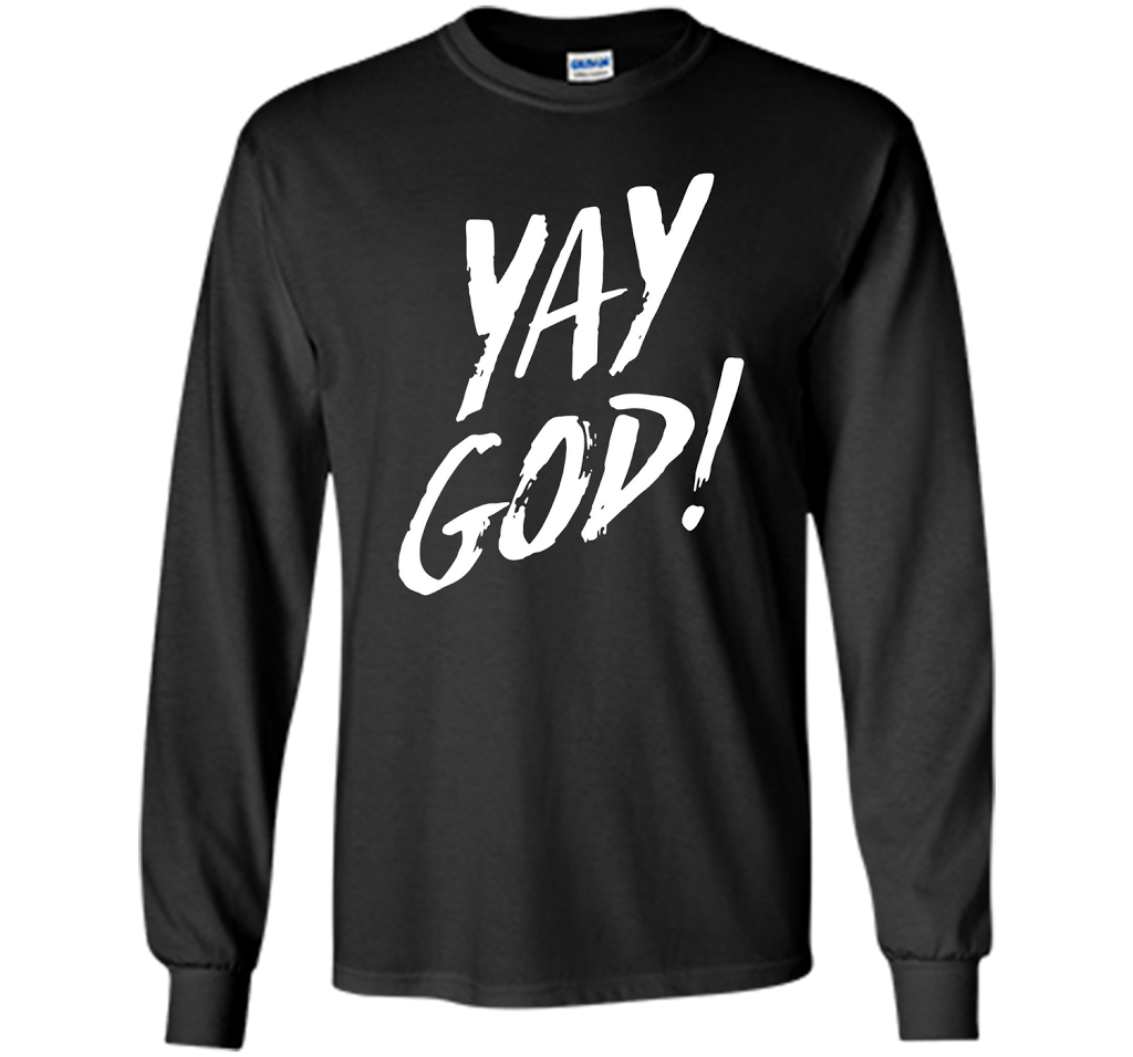 Yay God! T-shirt Black S